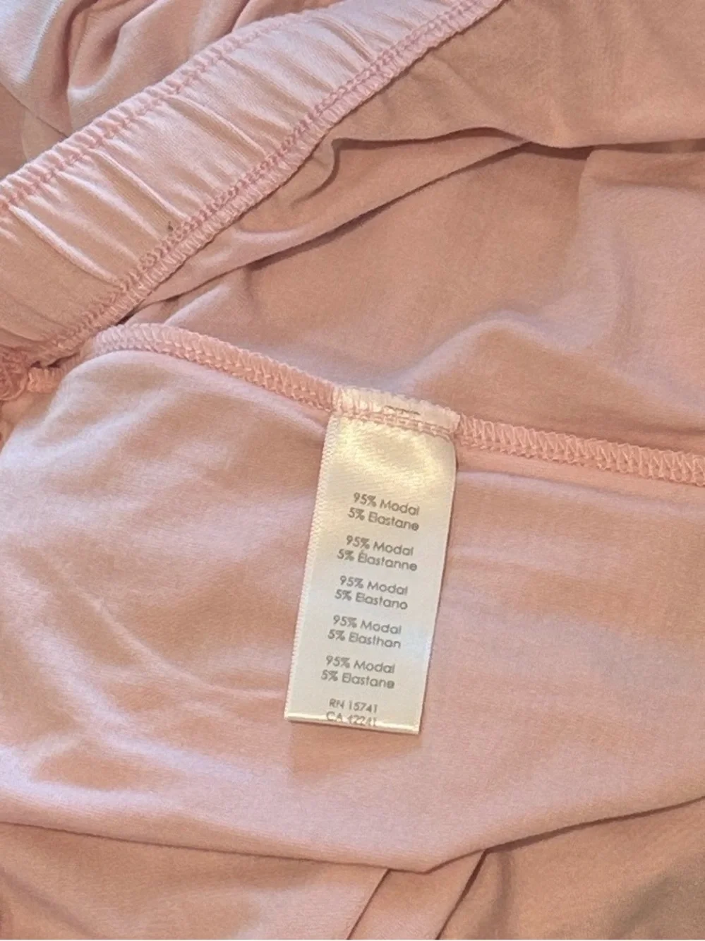 PJ Salvage Susan G. Komen modal pajama set in Blush Pink | Size Medium